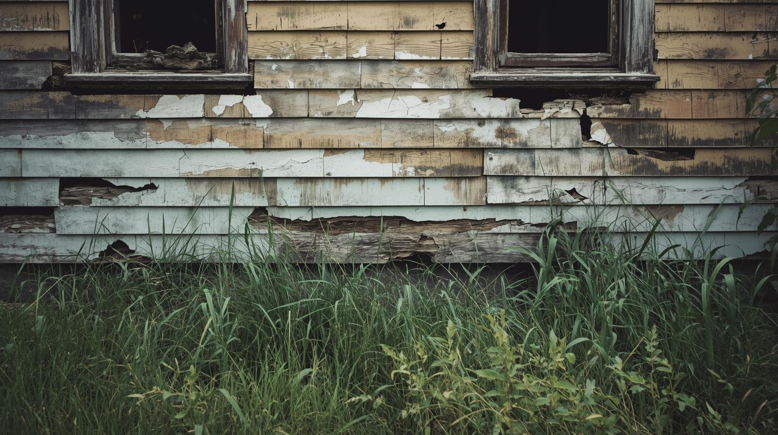 Old broken house in Queens