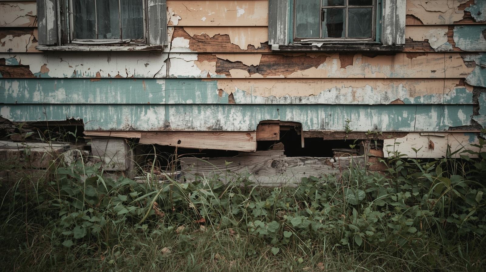 Old broken house