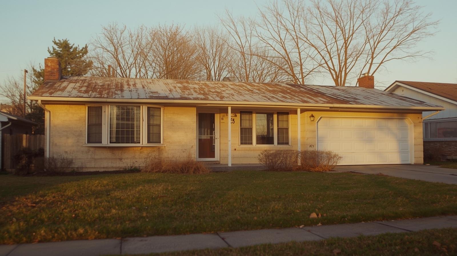 Vintage suburban home