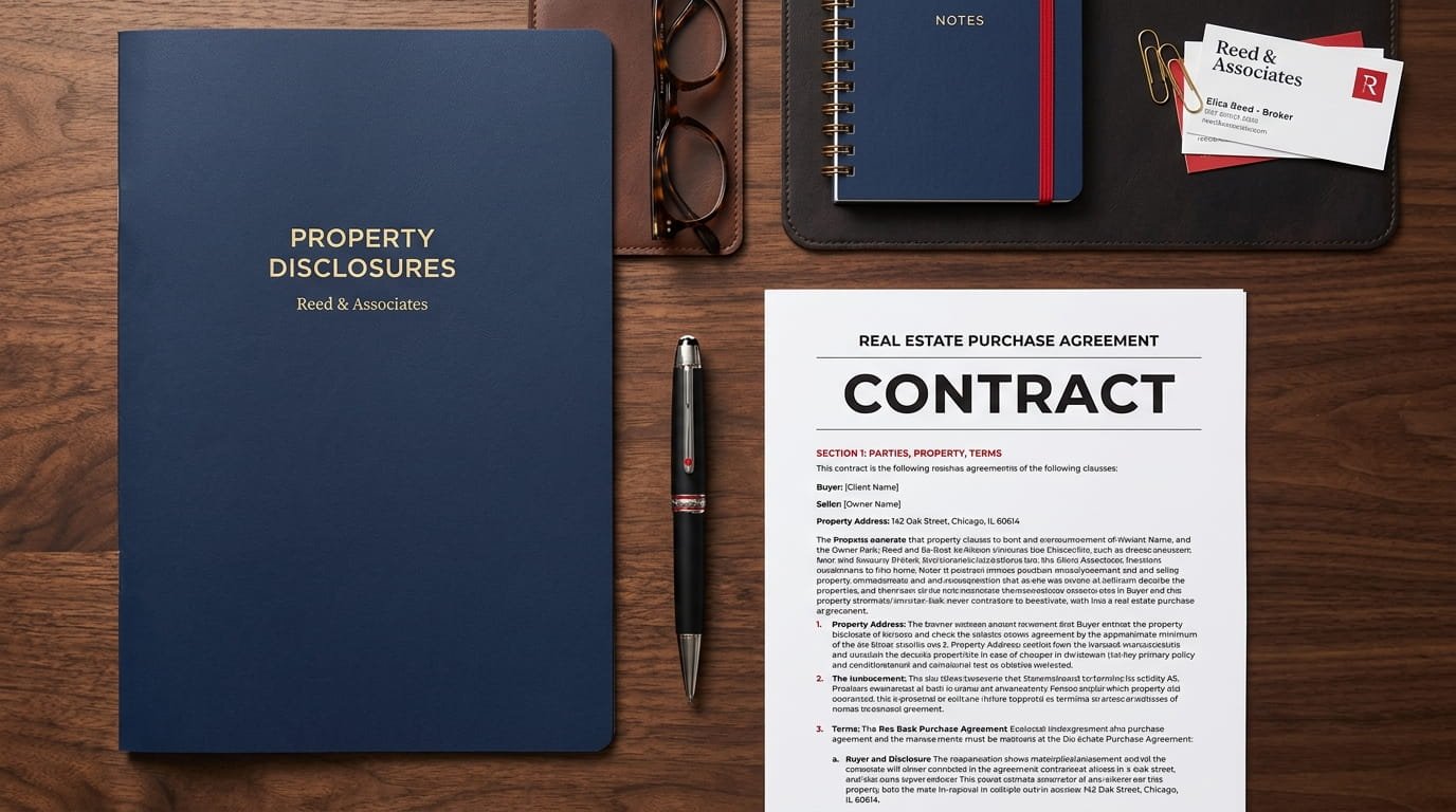 Essential FSBO paperwork and legal disclosure documents for selling a house as-is.